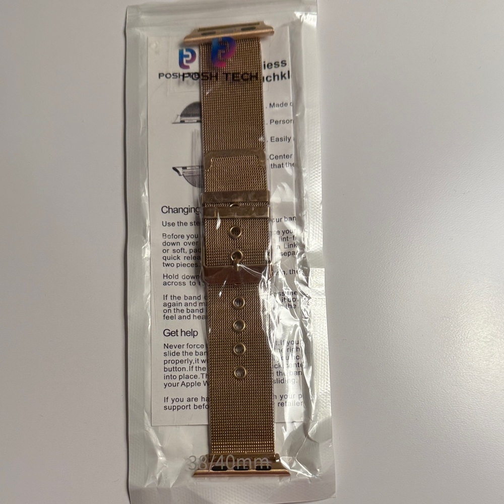 Gold Women's Watch Band
